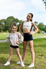 Summer '23  - Beige heart sports bra