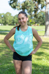 Summer '23  - Green tank/ crop tee w OA print