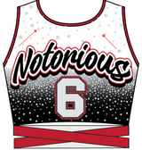 Notorious Team Merch 2024 - Sports Bra - lots rhinestones