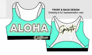 2023 Hawaii spirits sports bra