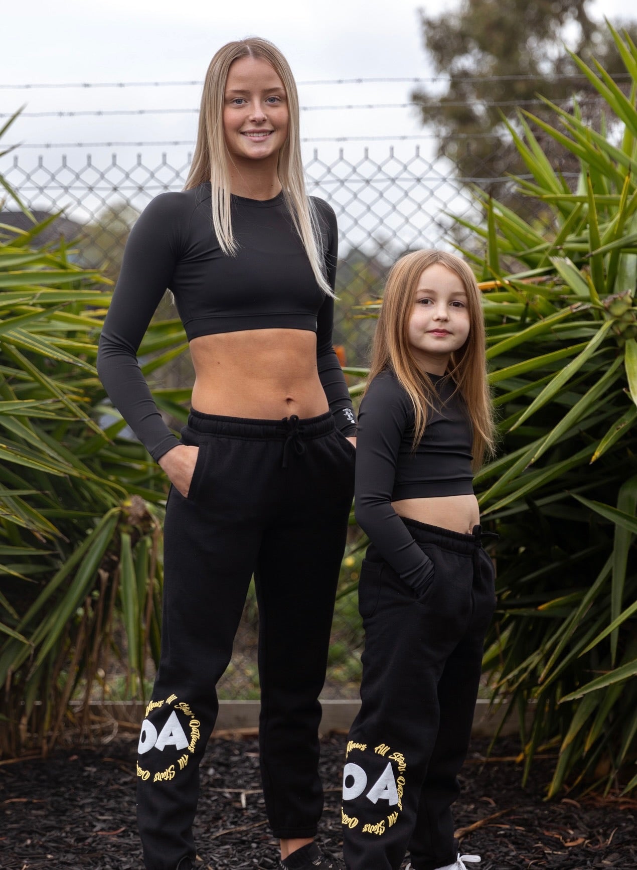 OA '24 Black straight leg trackies