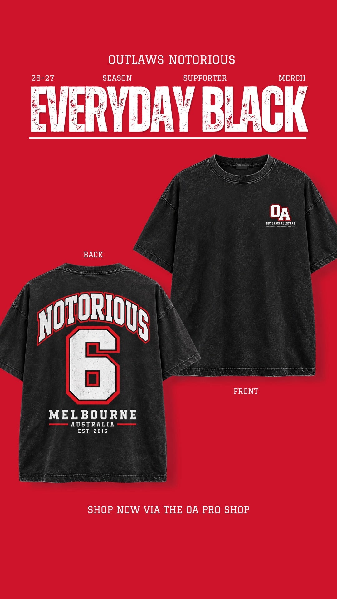 Notorious Fundraiser Merch