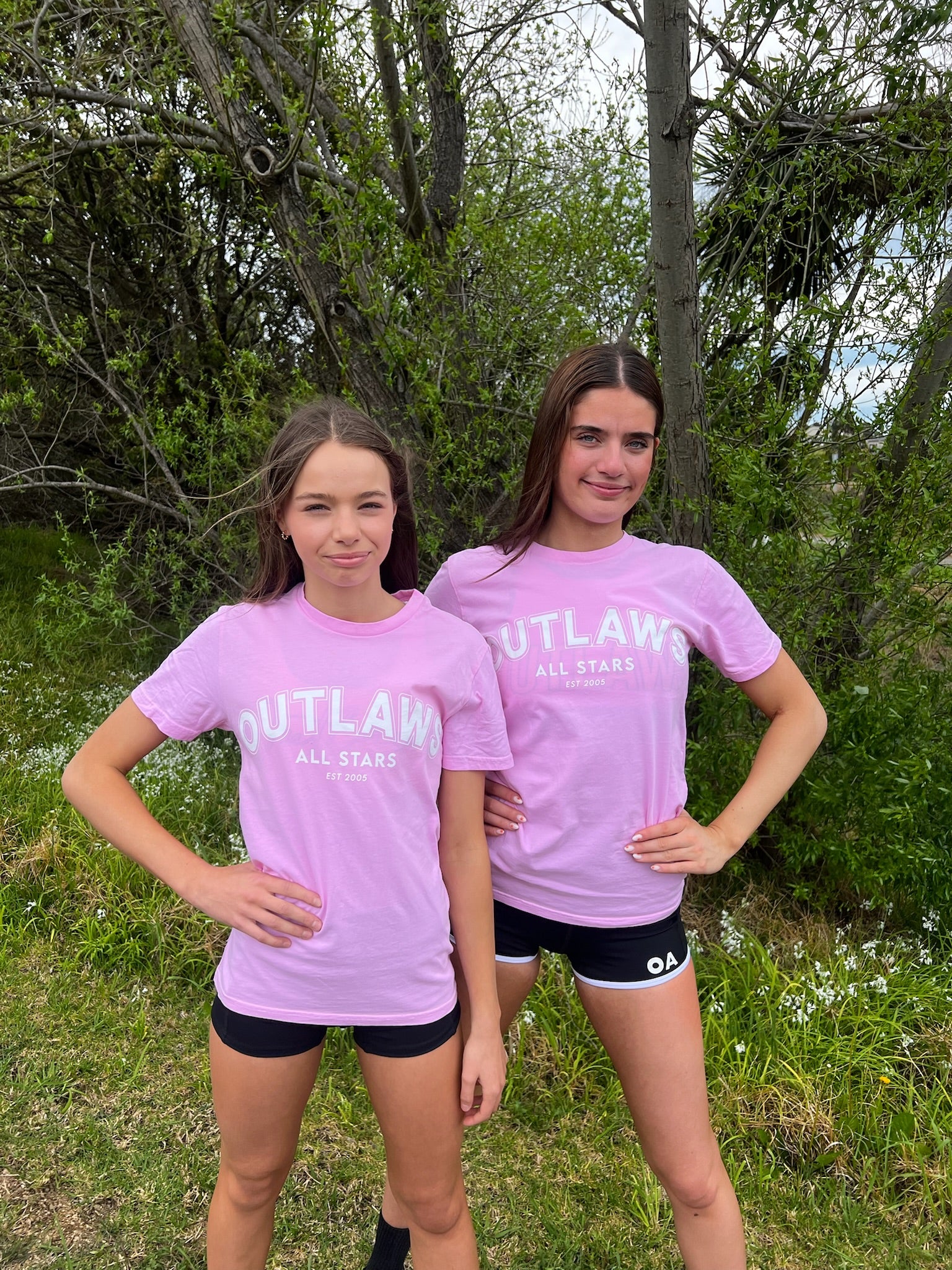Summer 2025 Tees - Pink w white / White w Yellow