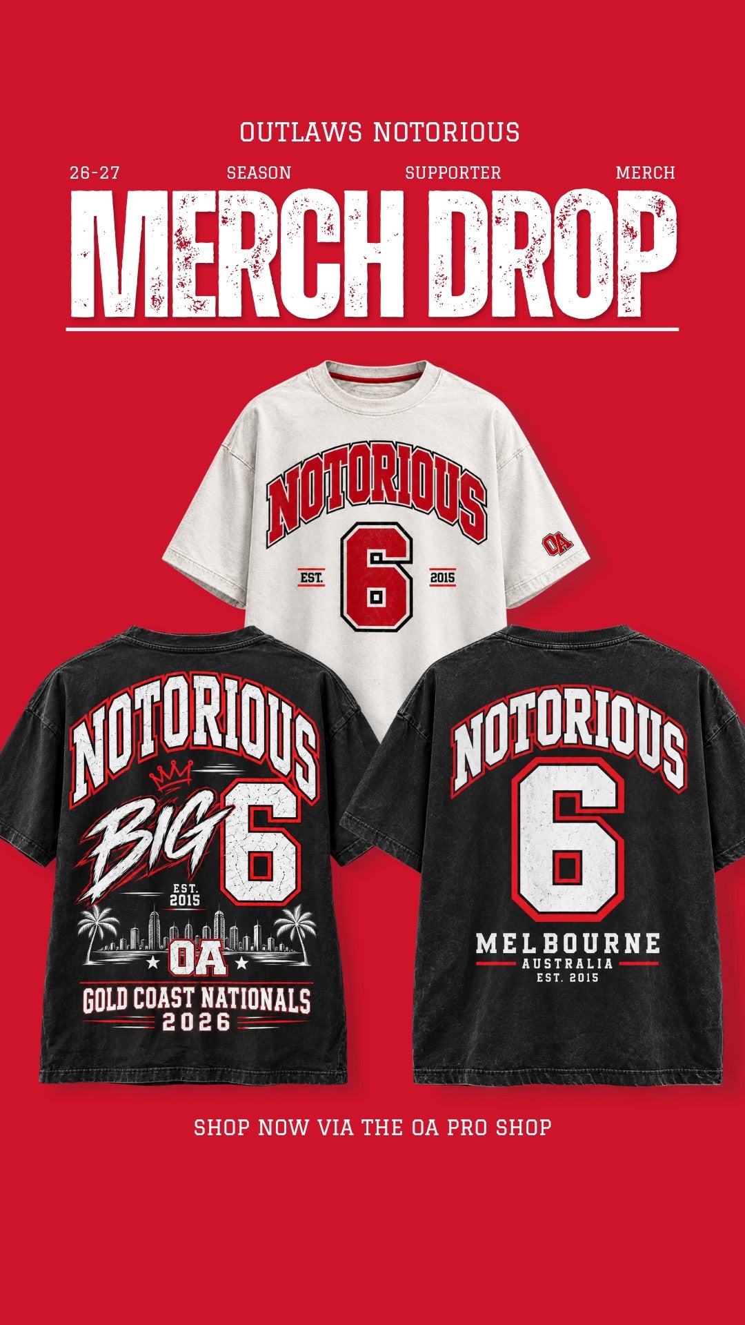 Notorious Fundraiser Merch