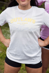 Summer 2025 Tees - Pink w white / White w Yellow