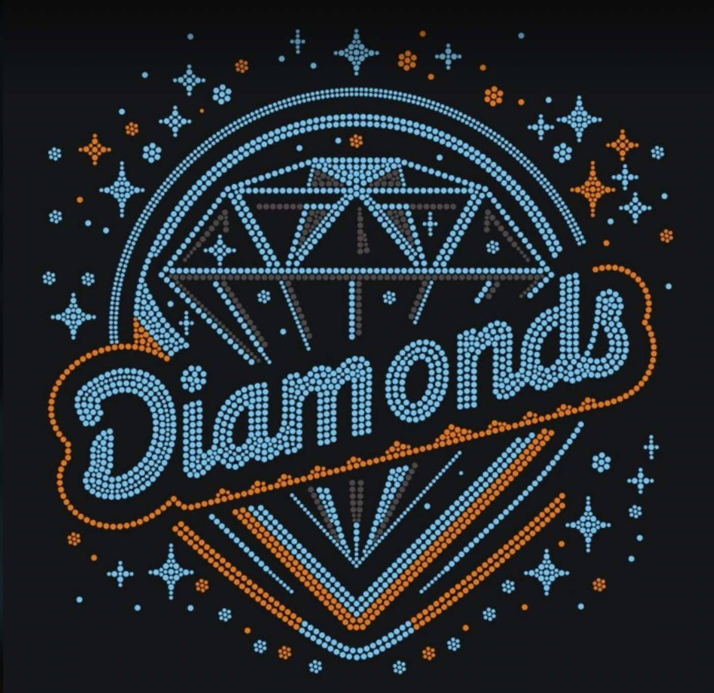 Diamonds Team Merch 2024 - Rhinestones training tank