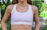 Spring '24  - Pink/orange Aura sports bra