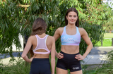 Spring '24  - Blue/purple Aura sports bra