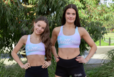 Spring '24  - Blue/purple Aura sports bra