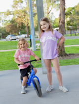 Spring '24  - Purple season 20 tee + White puff