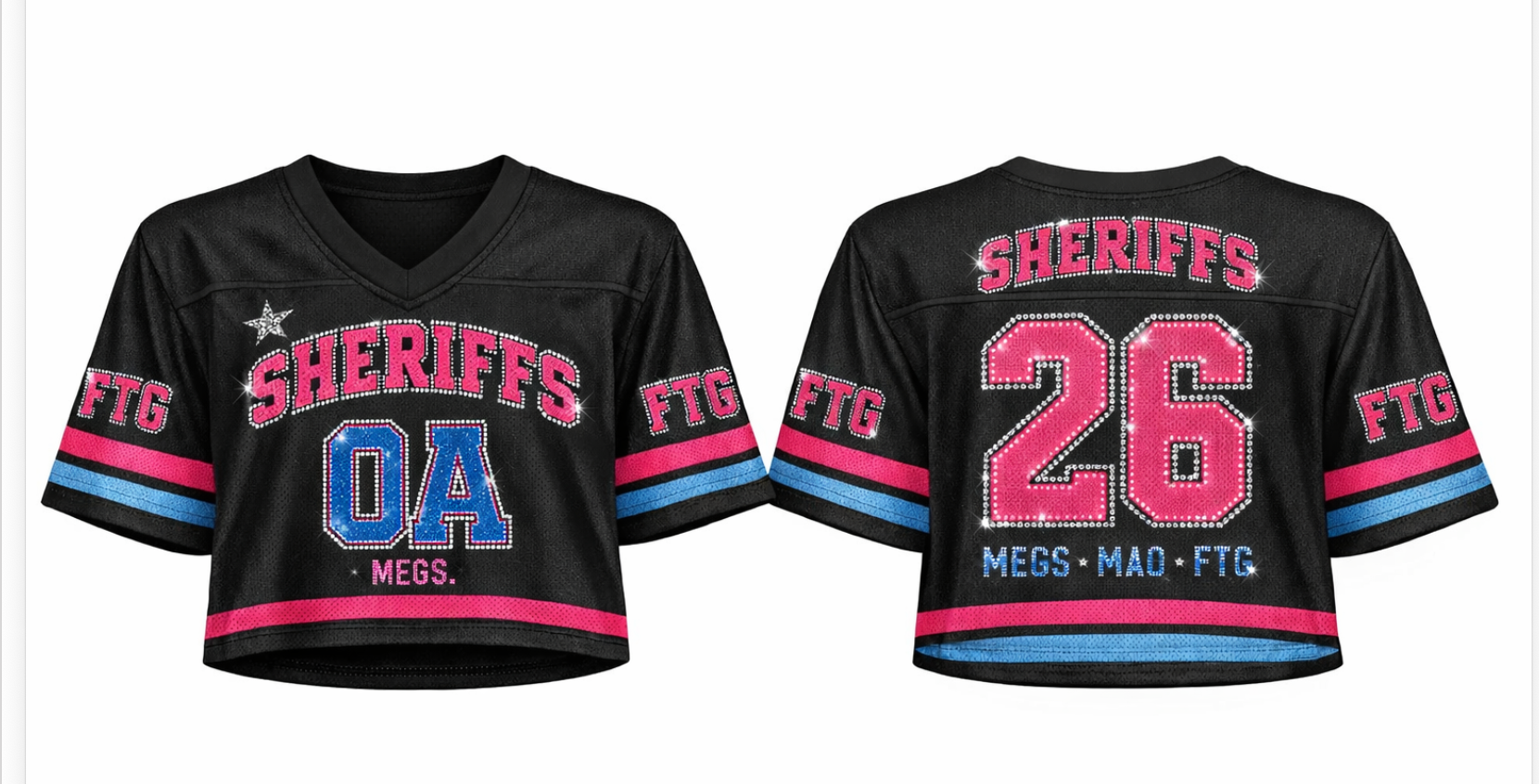 Sheriffs Cropped rhinestone jersey 2026