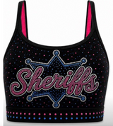 Sheriffs Rhinestoned Sports bra 2026