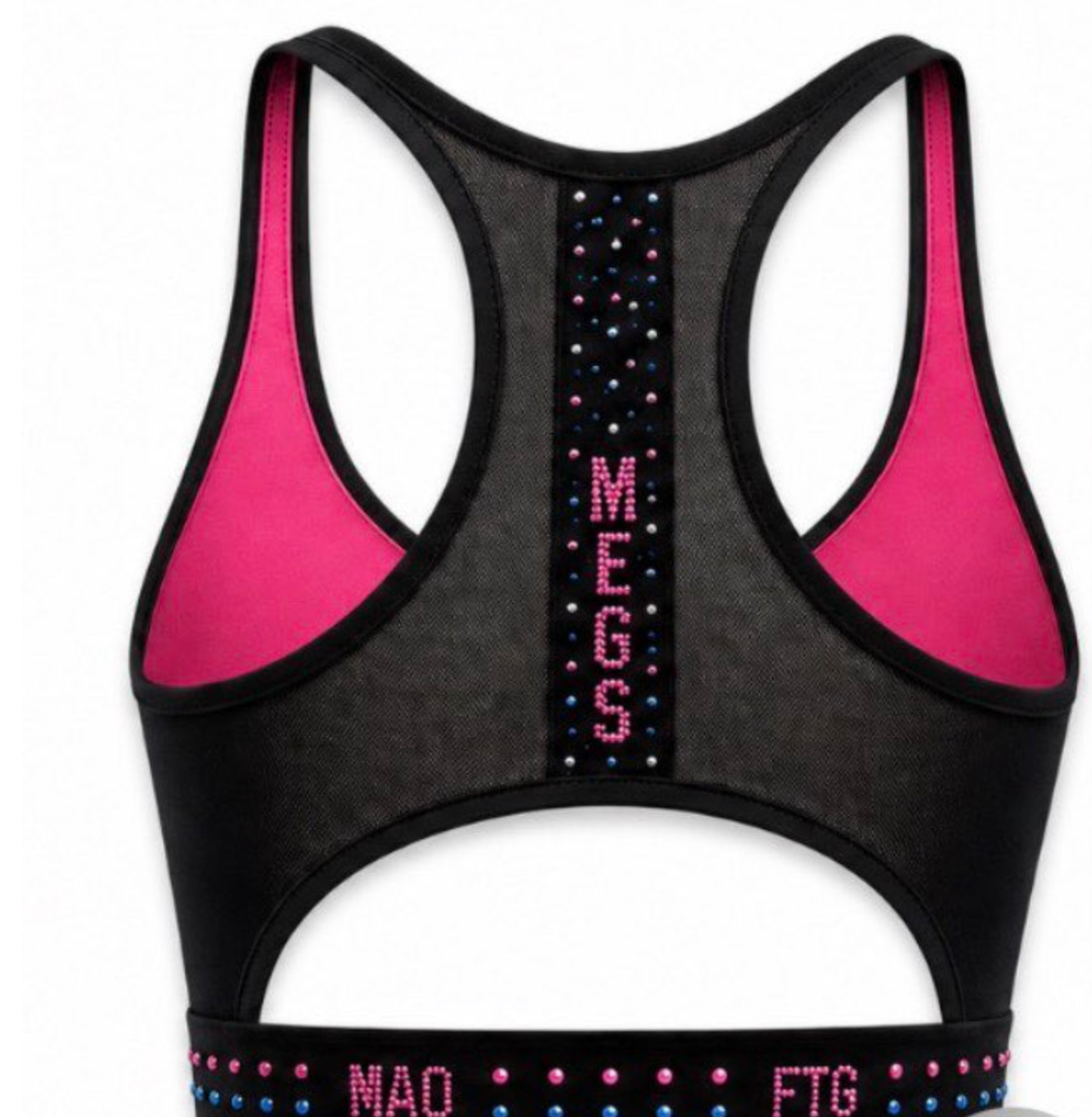 Sheriffs Rhinestoned Sports bra 2026