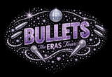 Bullets rhinestoned zip hoodie