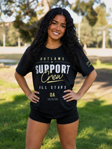 NEW 2026 Supporter Tee - Black / Yellow