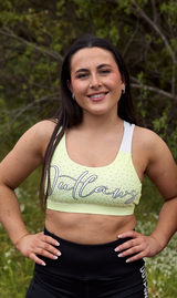 Summer 2025 - Curve back yellow sports bra