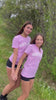Summer 2025 Tees - Pink w white / White w Yellow