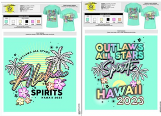 2023 Hawaii Team shirt